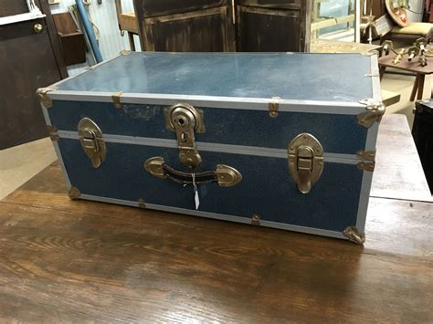 vintage metal trunk storage box|portable metal storage boxes.